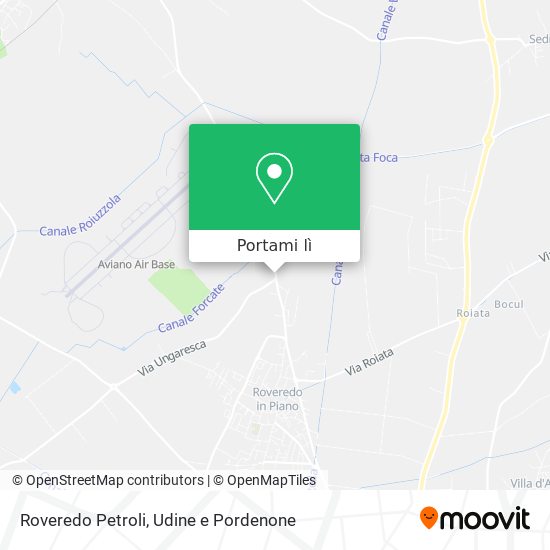 Mappa Roveredo Petroli