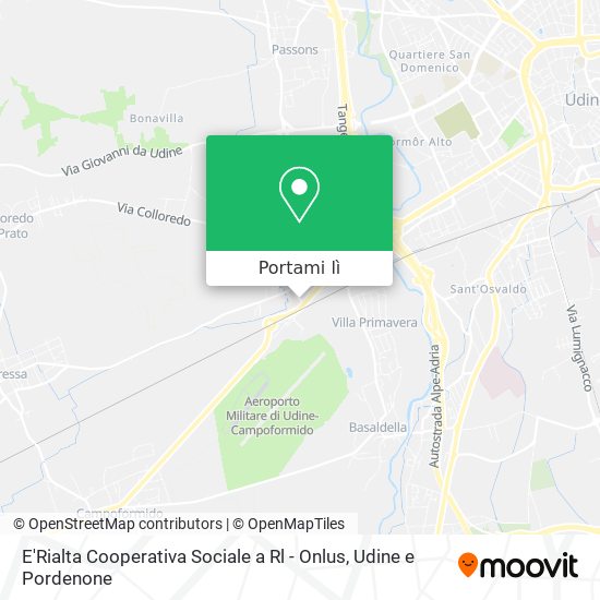 Mappa E'Rialta Cooperativa Sociale a Rl - Onlus