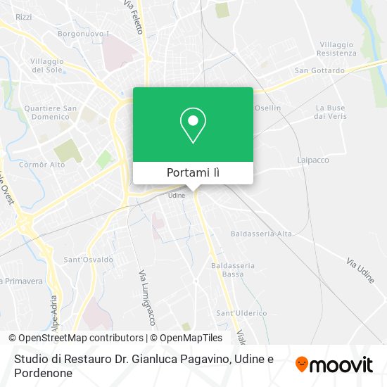 Mappa Studio di Restauro Dr. Gianluca Pagavino