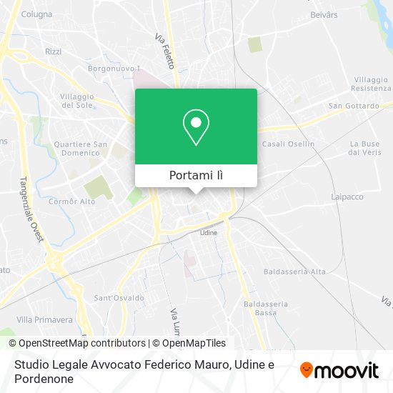 Mappa Studio Legale Avvocato Federico Mauro