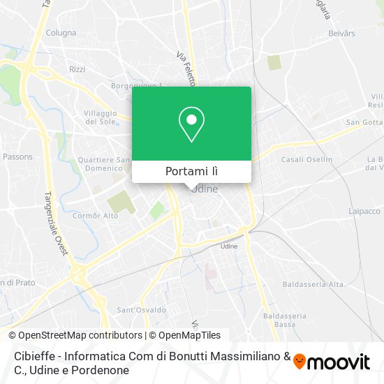 Mappa Cibieffe - Informatica Com di Bonutti Massimiliano & C.