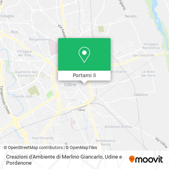 Mappa Creazioni d'Ambiente di Merlino Giancarlo
