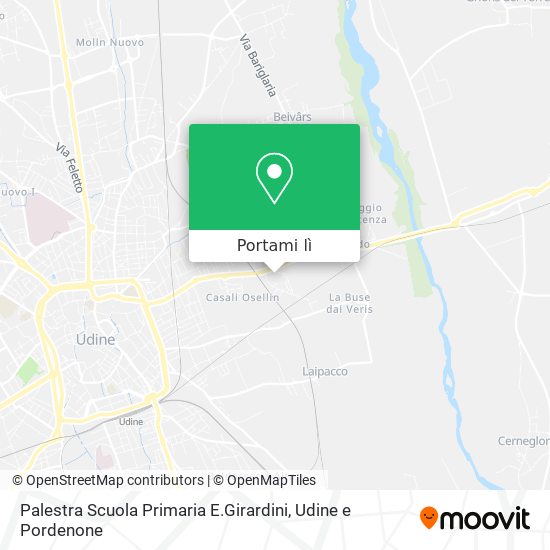 Mappa Palestra Scuola Primaria E.Girardini