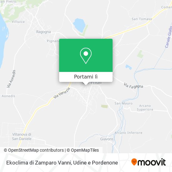 Mappa Ekoclima di Zamparo Vanni