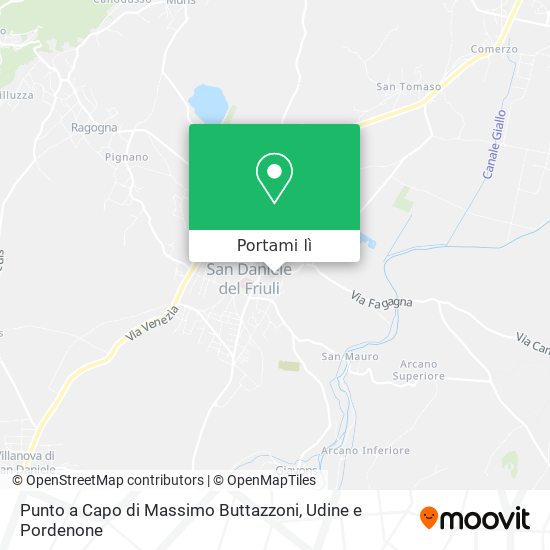 Mappa Punto a Capo di Massimo Buttazzoni