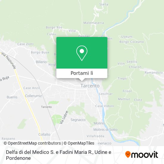 Mappa Delfa di del Medico S. e Fadini Maria R.