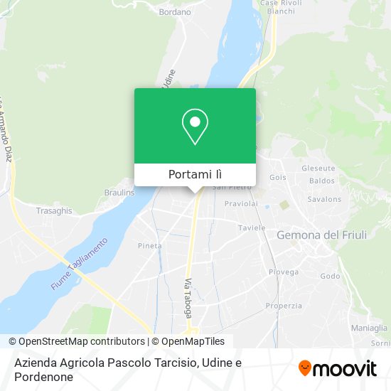Mappa Azienda Agricola Pascolo Tarcisio