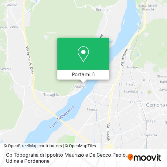 Mappa Cp Topografia di Ippolito Maurizio e De Cecco Paolo