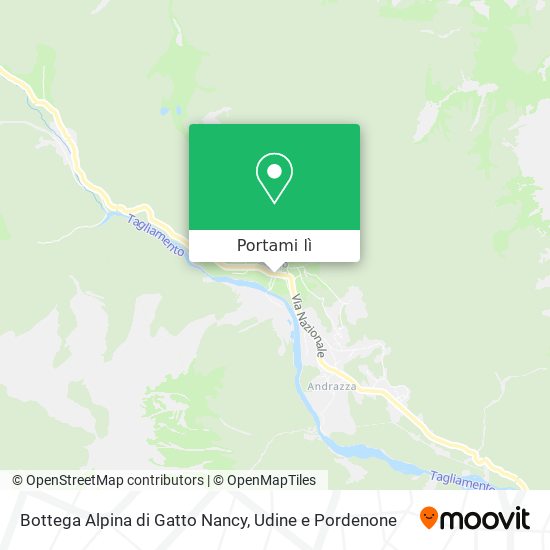 Mappa Bottega Alpina di Gatto Nancy