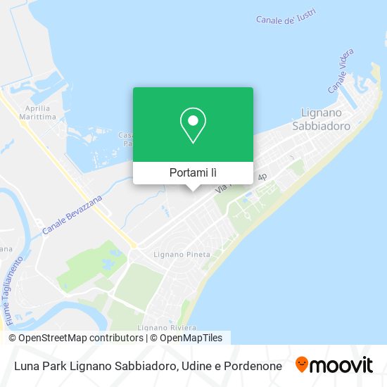 Mappa Luna Park Lignano Sabbiadoro
