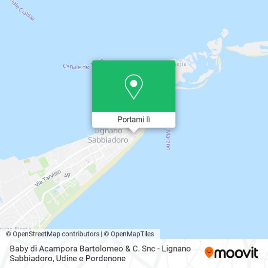 Mappa Baby di Acampora Bartolomeo & C. Snc - Lignano Sabbiadoro