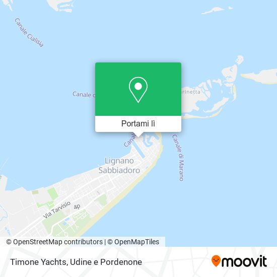 Mappa Timone Yachts