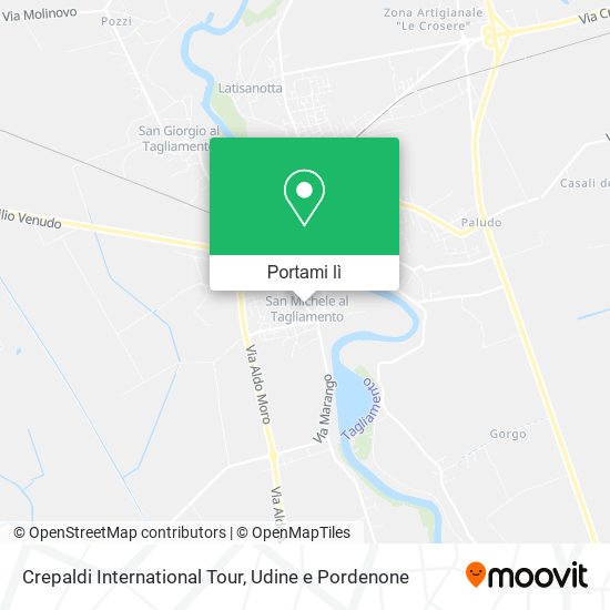 Mappa Crepaldi International Tour
