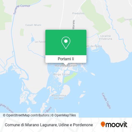 Mappa Comune di Marano Lagunare