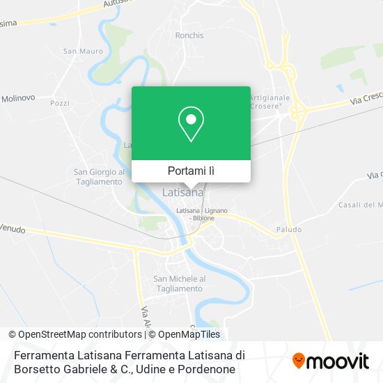 Mappa Ferramenta Latisana Ferramenta Latisana di Borsetto Gabriele & C.