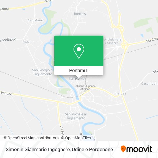 Mappa Simonin Gianmario Ingegnere
