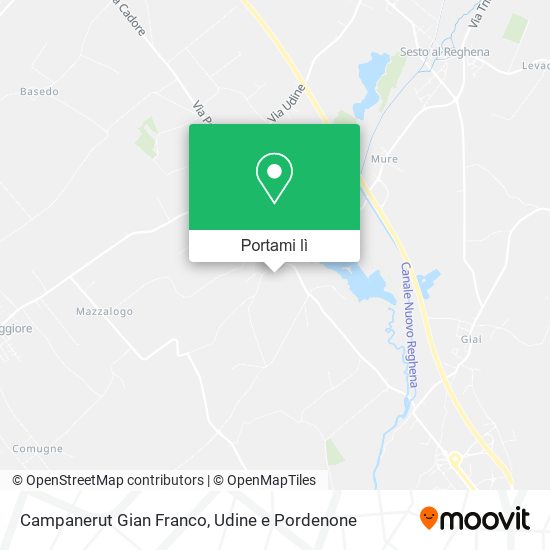 Mappa Campanerut Gian Franco