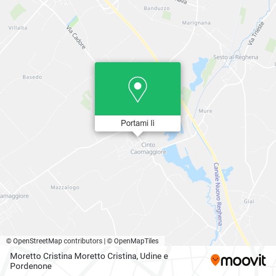Mappa Moretto Cristina Moretto Cristina
