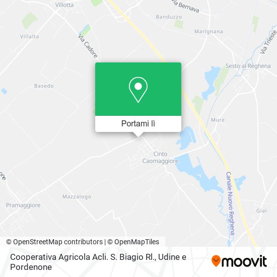 Mappa Cooperativa Agricola Acli. S. Biagio Rl.