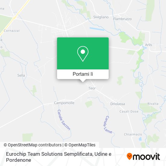 Mappa Eurochip Team Solutions Semplificata