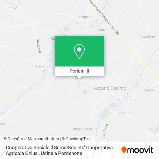 Mappa Cooperativa Sociale il Seme-Societa' Cooperativa Agricola Onlus.