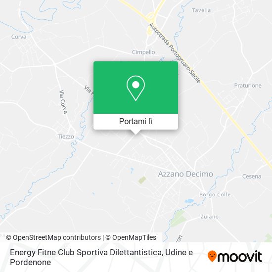Mappa Energy Fitne Club Sportiva Dilettantistica