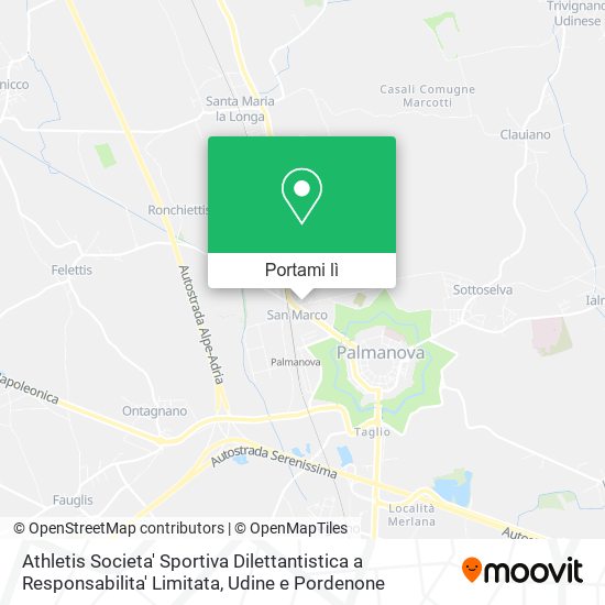 Mappa Athletis Societa' Sportiva Dilettantistica a Responsabilita' Limitata