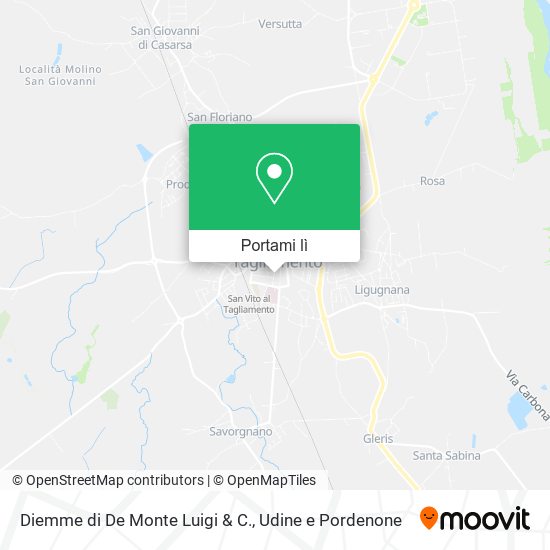 Mappa Diemme di De Monte Luigi & C.