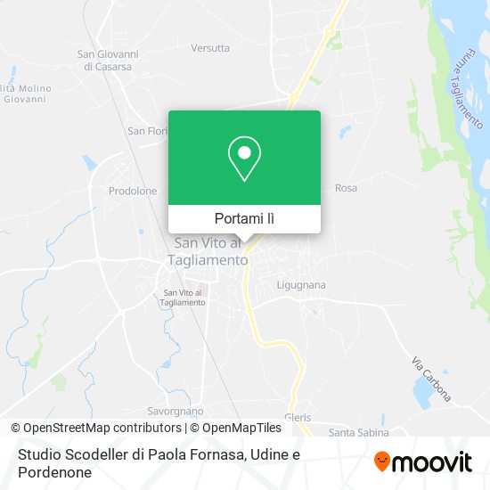 Mappa Studio Scodeller di Paola Fornasa