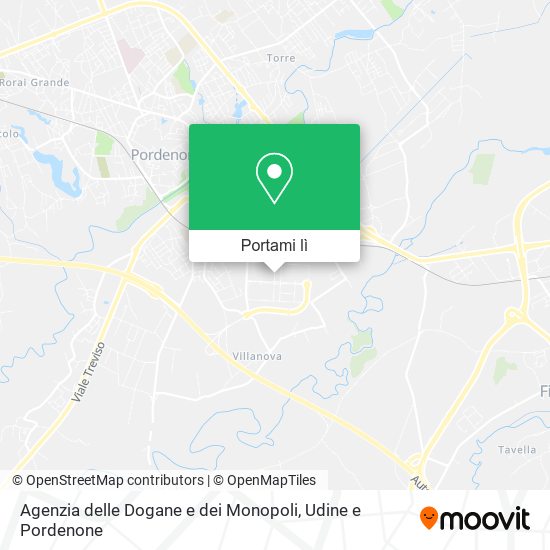Mappa Agenzia delle Dogane e dei Monopoli