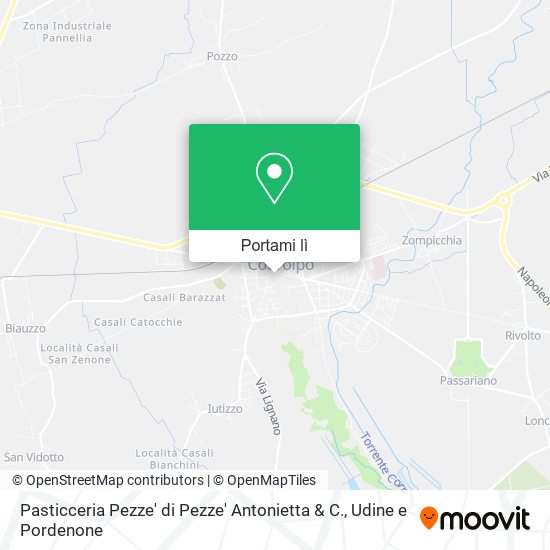 Mappa Pasticceria Pezze' di Pezze' Antonietta & C.