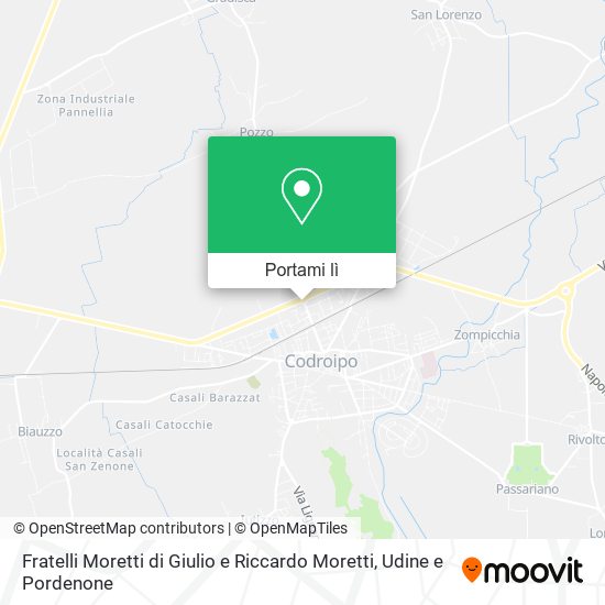 Mappa Fratelli Moretti di Giulio e Riccardo Moretti