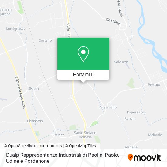 Mappa Dualp Rappresentanze Industriali di Paolini Paolo