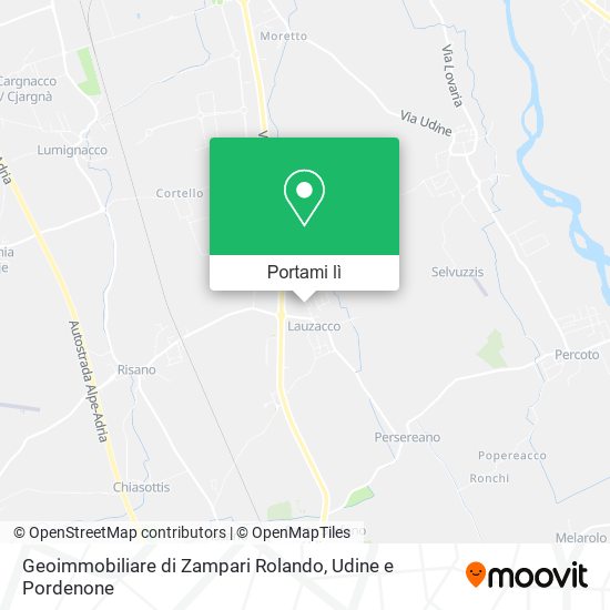 Mappa Geoimmobiliare di Zampari Rolando