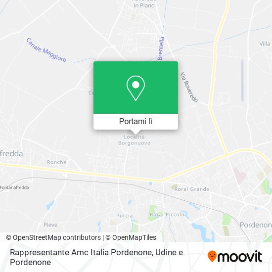 Mappa Rappresentante Amc Italia Pordenone