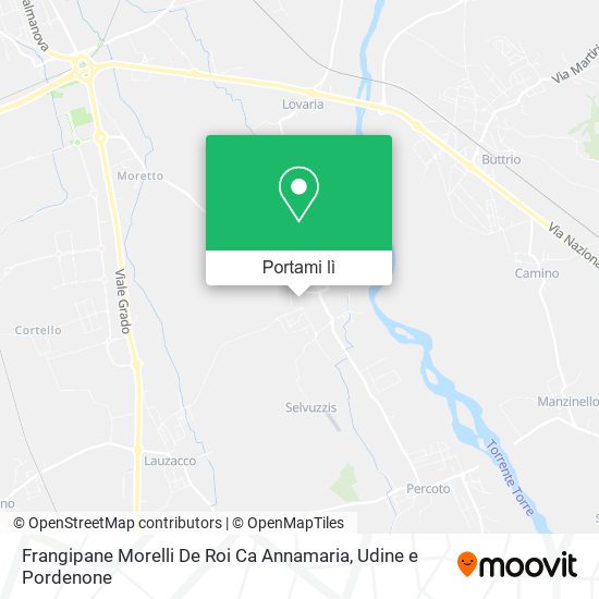 Mappa Frangipane Morelli De Roi Ca Annamaria