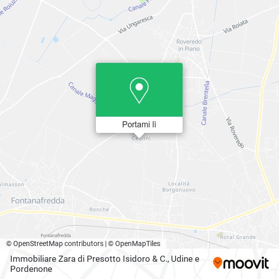 Mappa Immobiliare Zara di Presotto Isidoro & C.