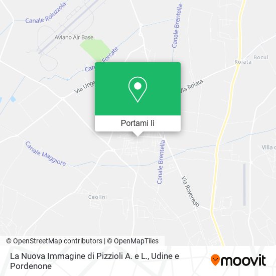 Mappa La Nuova Immagine di Pizzioli A. e L.