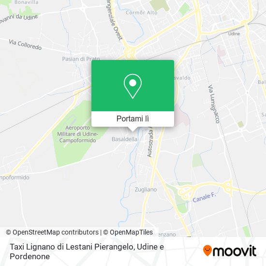 Mappa Taxi Lignano di Lestani Pierangelo