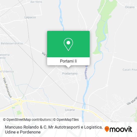 Mappa Mancuso Rolando & C. Mr Autotrasporti e Logistica