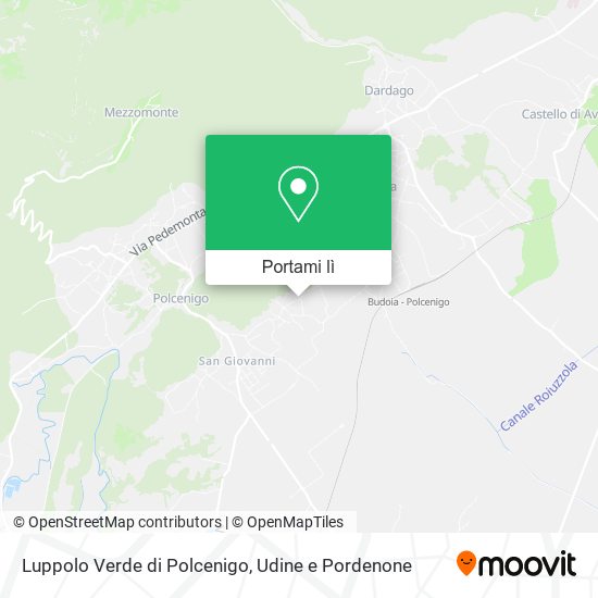 Mappa Luppolo Verde di Polcenigo