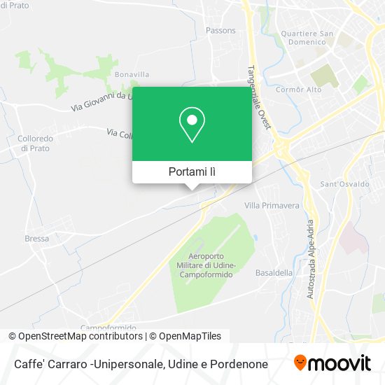 Mappa Caffe' Carraro -Unipersonale