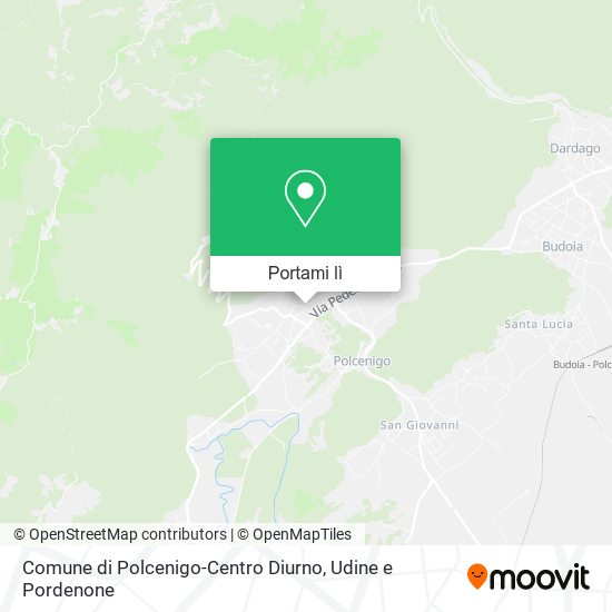 Mappa Comune di Polcenigo-Centro Diurno