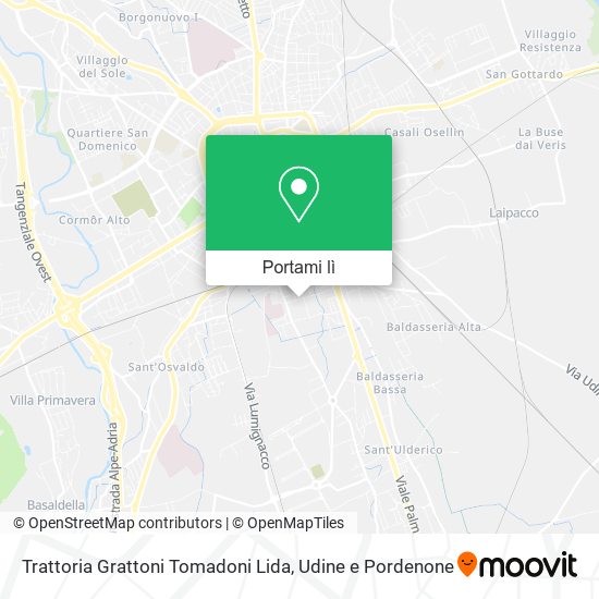 Mappa Trattoria Grattoni Tomadoni Lida