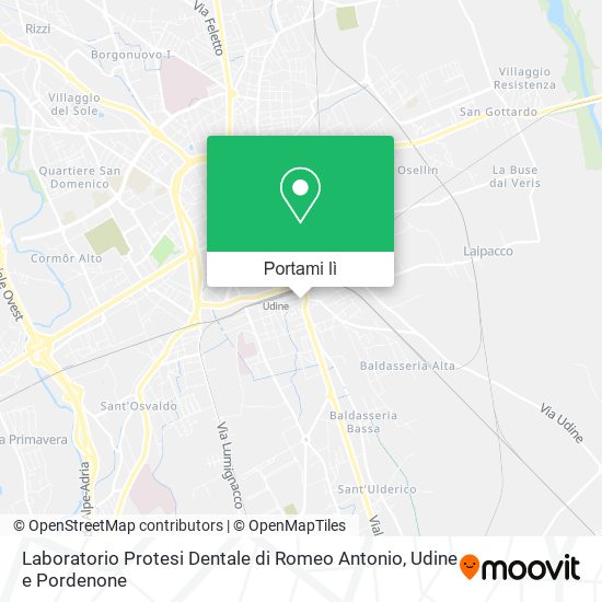 Mappa Laboratorio Protesi Dentale di Romeo Antonio