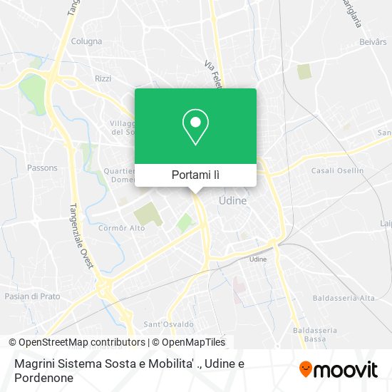 Mappa Magrini Sistema Sosta e Mobilita' .