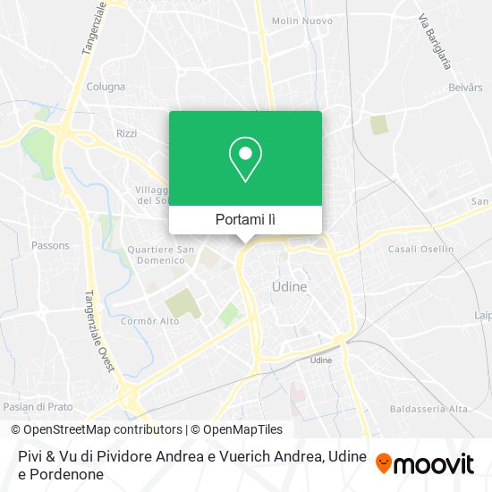 Mappa Pivi & Vu di Pividore Andrea e Vuerich Andrea