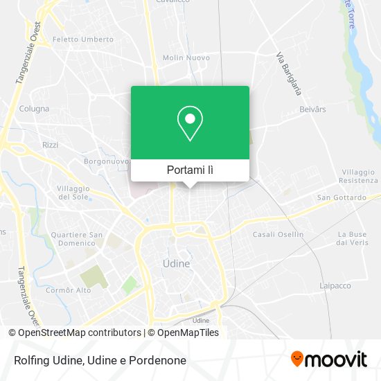 Mappa Rolfing Udine