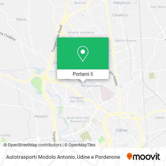 Mappa Autotrasporti Modolo Antonio