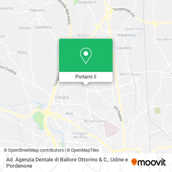 Mappa Ad. Agenzia Dentale di Ballore Ottorino & C.